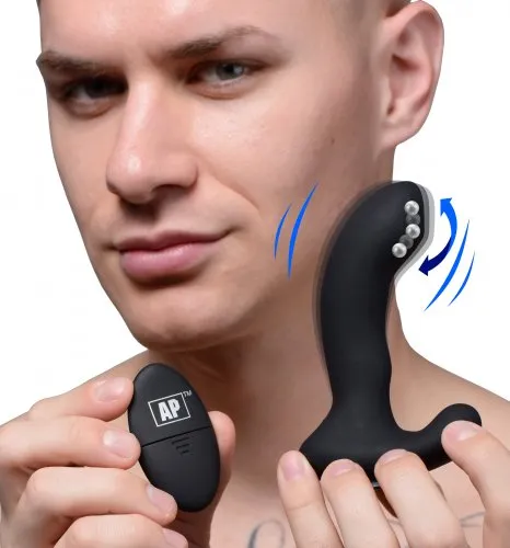 Alpha-pro 10x P-massage Moving Bead Prostate Stimulator | XR Brands Male Sex Toys