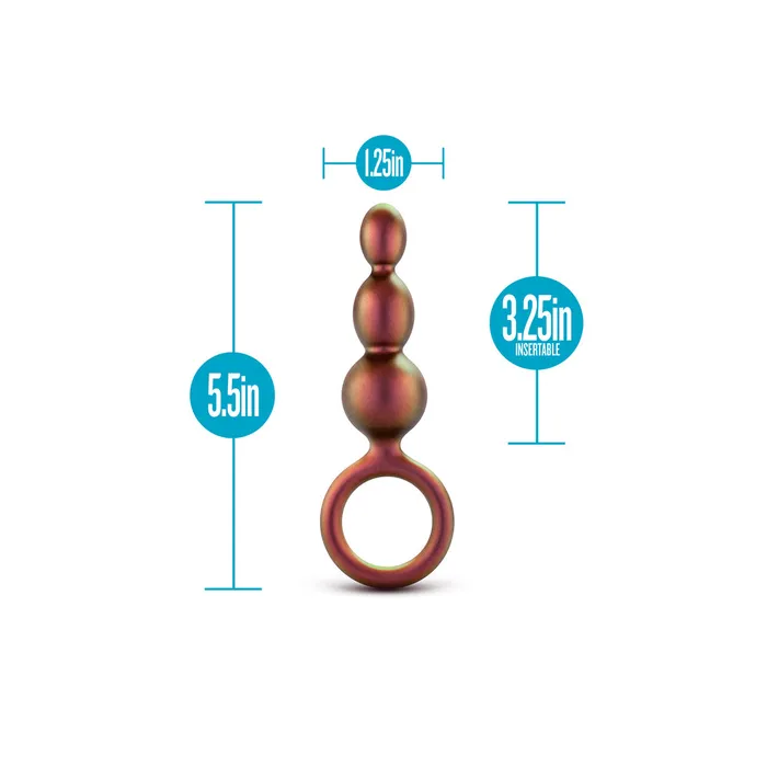 Anal | Anal Adventures Matrix Beaded Loop Butt Plug - Blush Novelties