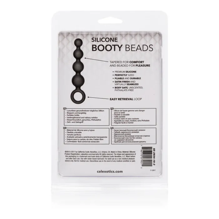 Anal | CalExotics Coco Licious - Booty Beads - Black Anal | CalExotics Coco Licious - Booty Beads - Black