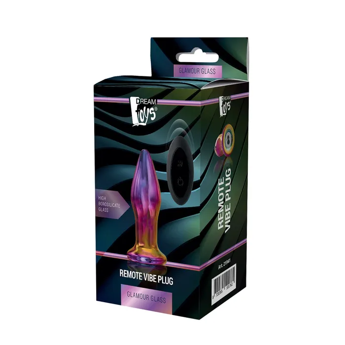 Anal | Glamour Glass Remote Control Butt Plug - Dream Toys Anal | Glamour Glass Remote Control Butt Plug - Dream Toys