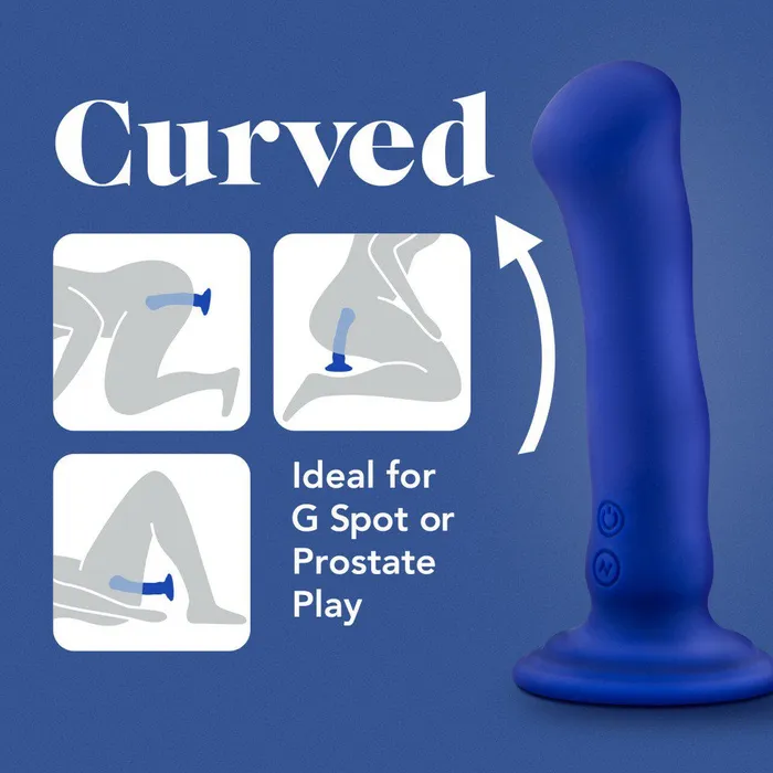Blush Anal | Impressions N2 Curvy Vibrating Dildo 6.5 Inch