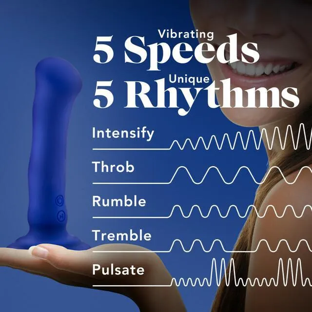 Blush Anal | Impressions N2 Curvy Vibrating Dildo 6.5 Inch