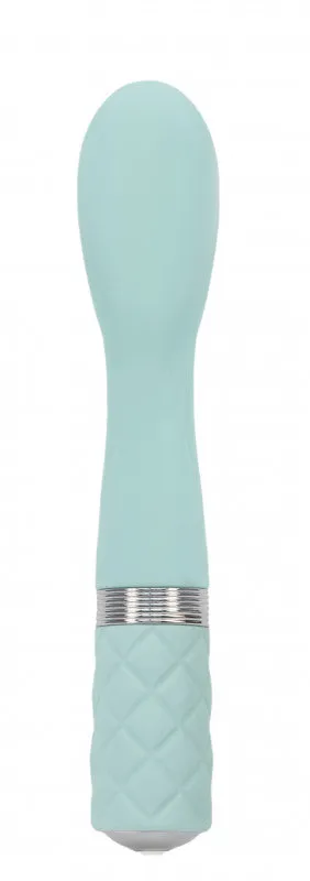 BMS Factory Vibrators | Pillow Talk Sassy G-Spot Vibe With Swarovski Crystal - Teal BMS Factory Vibrators | Pillow Talk Sassy G-Spot Vibe With Swarovski Crystal - Teal