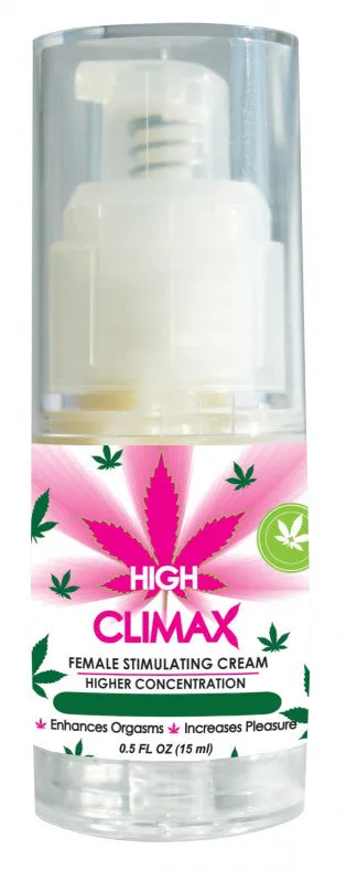 Body Action Vibrators High Climax Female Stimulating Cream 05 Fl Oz 15 ml
