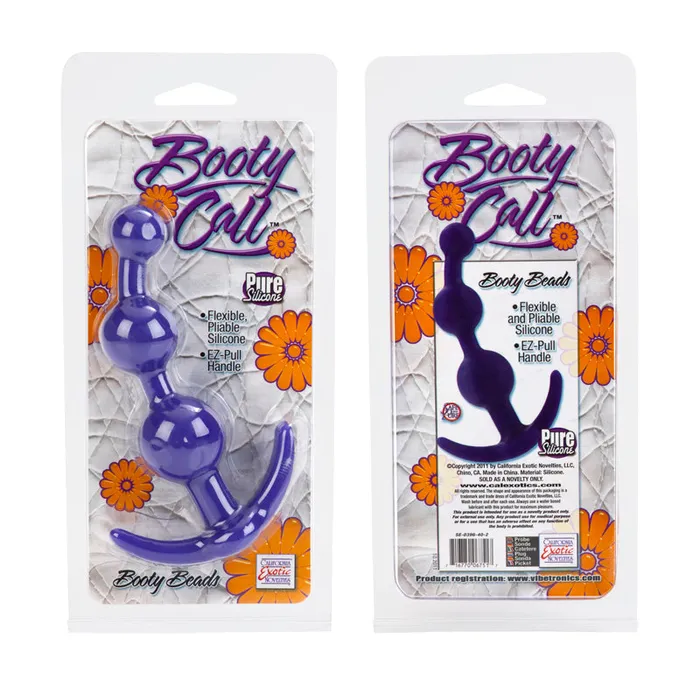 California Exotic Novelties Anal | Booty Call Booty Beads Purple