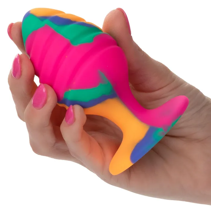 Cheeky Large Swirl Tie Dye Plug | California Exotic Novelties Anal Cheeky Large Swirl Tie Dye Plug | California Exotic Novelties Anal