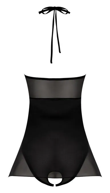 Forever Mesh Babydoll Teddy Black S-m | Magic Silk Lingerie Anal