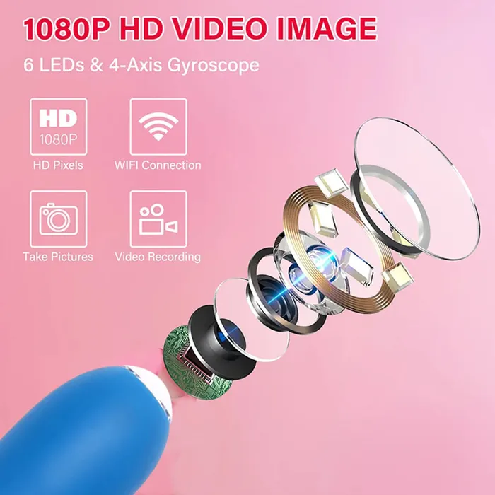 Hidden HD 750p Camera App Control Dildo Vibrator for Women Intelligent Heating Female Masturbator  Peeping Vagina Sex Toys for Couple | GAWK3000 Male Sex Toys