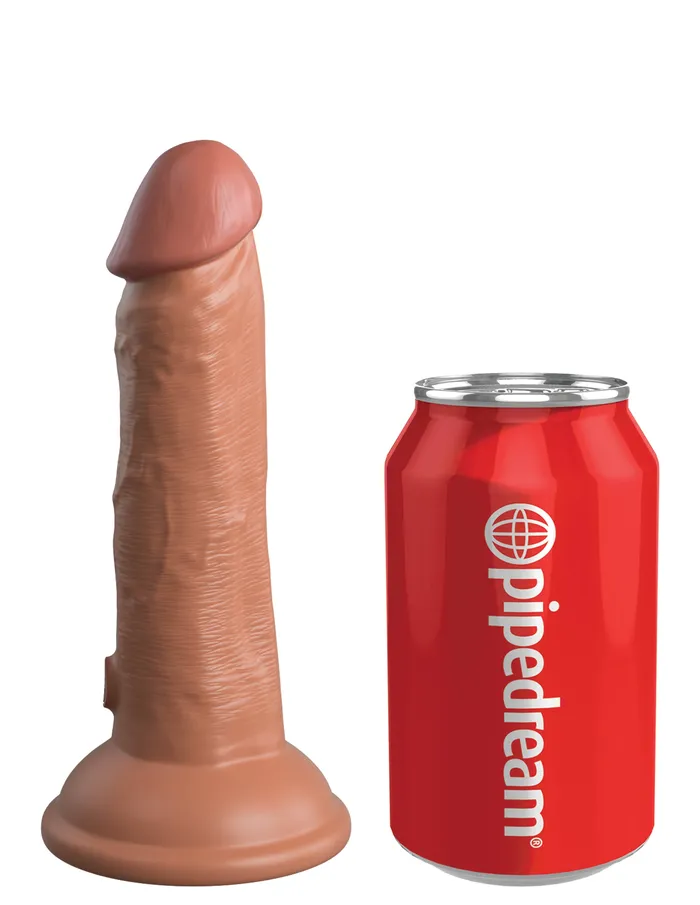 King Cock Elite 6 In Vibrating Dual Density Tan | Pipedream Products Female Sex Toys King Cock Elite 6 In Vibrating Dual Density Tan | Pipedream Products Female Sex Toys