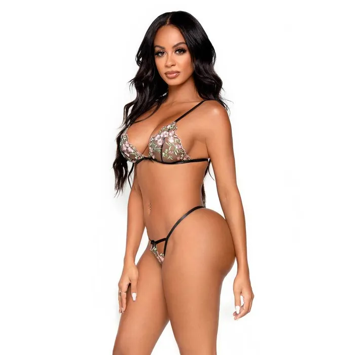 Leg Avenue Lingerie Anal | Leg Avenue Floral Sheer Bra and GString Black Leg Avenue Lingerie Anal | Leg Avenue Floral Sheer Bra and GString Black