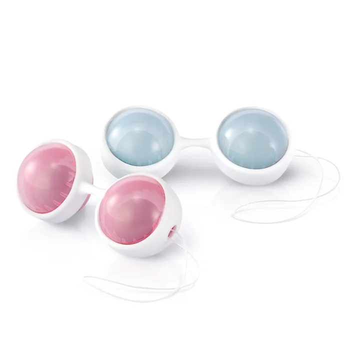 Lelo Vibrators Lelo Luna Beads Mini Pink And Blue