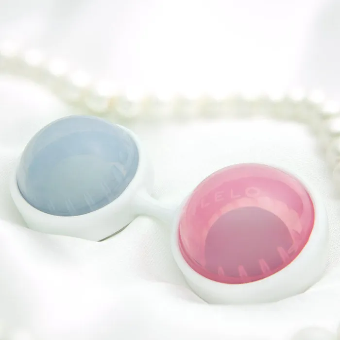 Lelo Vibrators | Lelo Luna Beads Mini Pink And Blue