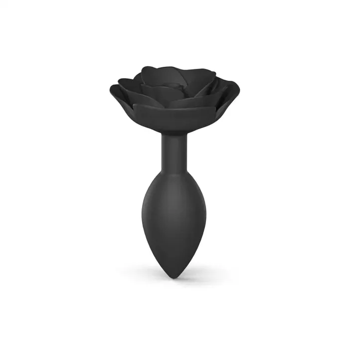 LOVE TO LOVE Love To Love Open Roses Anal Plug Large Black Onyx | Anal