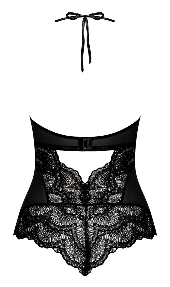 Magic Silk Lingerie Anal | Sugar & Spice Teddy Black 2xl