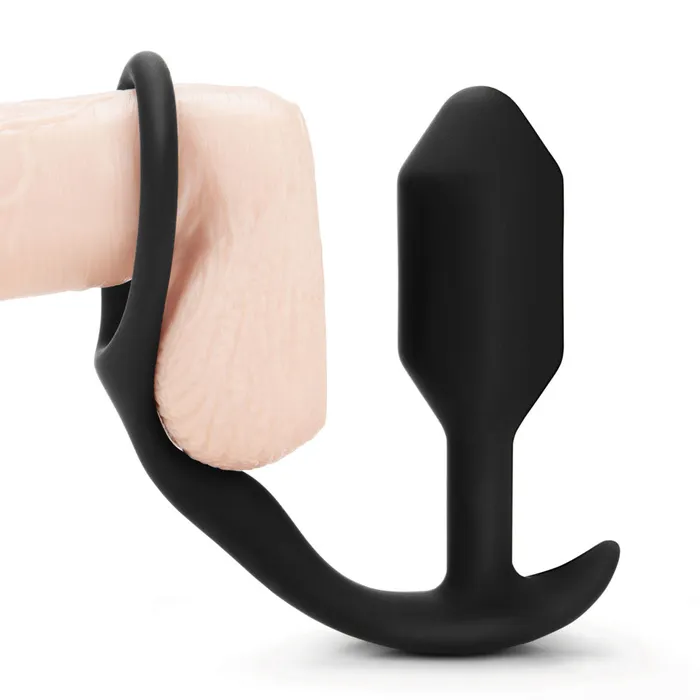 Male Sex Toys | B-Vibe bVibe Snug And Tug Anal Plug And Cock Ring