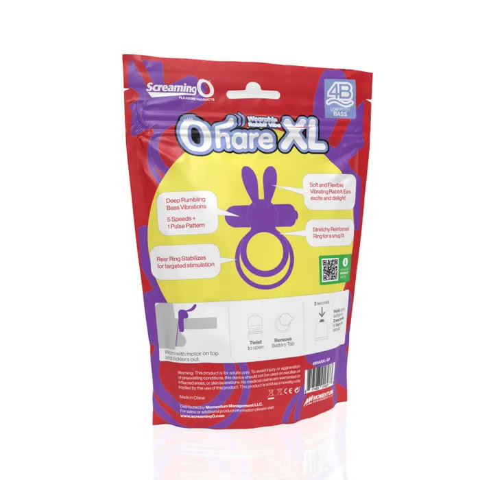 Male Sex Toys | Screaming O 4b Ohare XL - Grape Male Sex Toys | Screaming O 4b Ohare XL - Grape