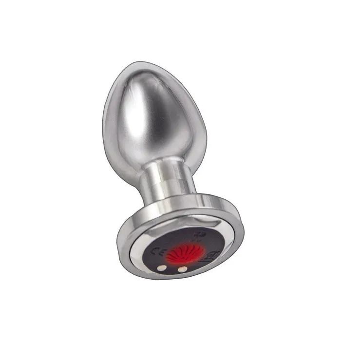 Nasswalk Toys Anal Ass Sation Remote Vibrating Butt Plug Silver