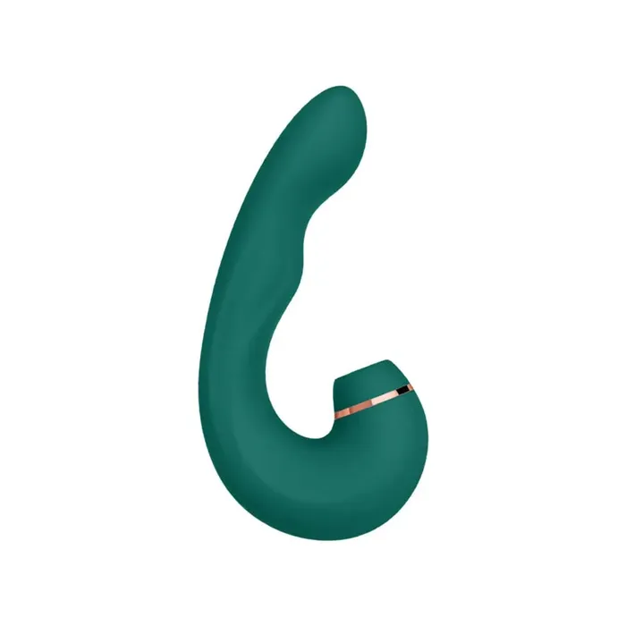 NOBÜ Vibrators | Nobü Essentials - Aria Tapping Pulse Clitoral Vibrator - Emerald