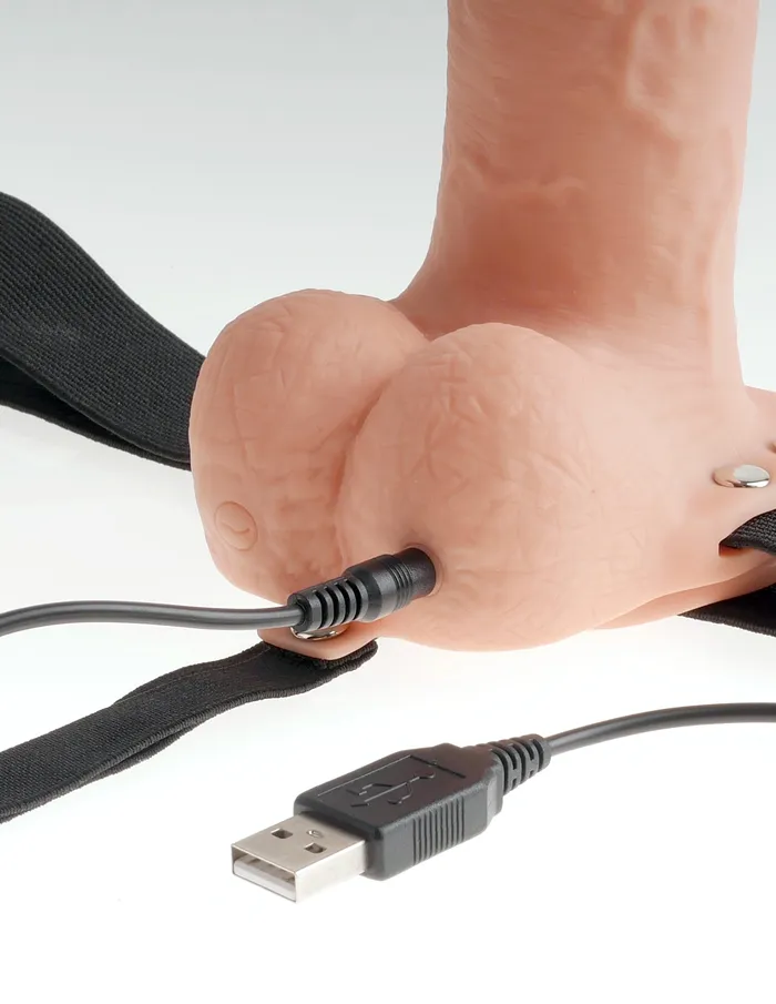 Pipedream Products Female Sex Toys | Fetish Fantasy 9 In Hollow Rechargeable Strap-on W- Balls