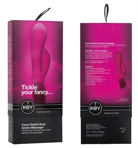 Sale Vibrators | Key Ceres Rabbit - Raspberry Pink Sale Vibrators | Key Ceres Rabbit - Raspberry Pink
