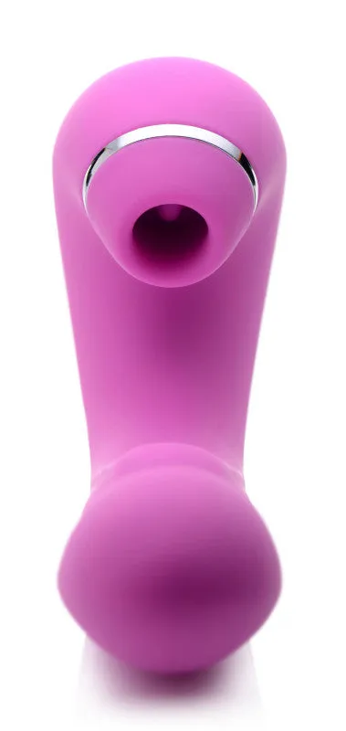 Shegasm 5 Star 10x Tapping G-Spot Vibe With Suction - Teal | XR Brands inmi Vibrators Shegasm 5 Star 10x Tapping G-Spot Vibe With Suction - Teal | XR Brands inmi Vibrators