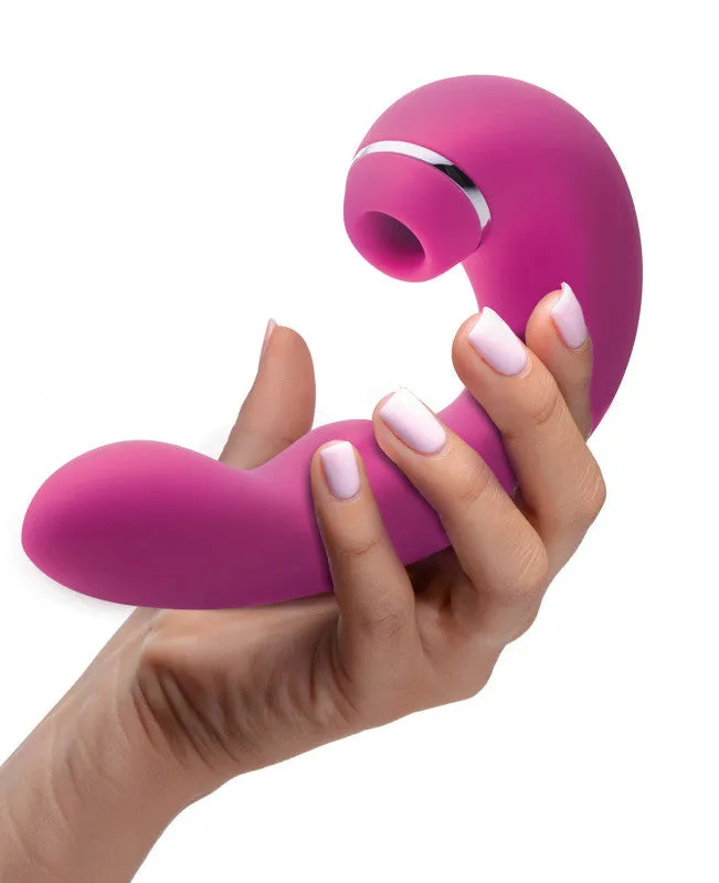 Shegasm 5 Star 10x Tapping G-Spot Vibe With Suction - Teal | XR Brands inmi Vibrators Shegasm 5 Star 10x Tapping G-Spot Vibe With Suction - Teal | XR Brands inmi Vibrators