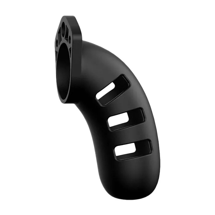 Shots Toys Male Sex Toys | Man Cage 21 Male 4.5 Inch Black Silicone Chastity Cage