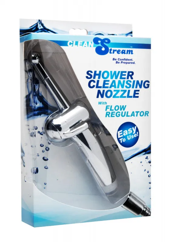 Shower Cleaning Nozzle with Flow Regulator | XR Brands Clean Stream Male Sex Toys Shower Cleaning Nozzle with Flow Regulator | XR Brands Clean Stream Male Sex Toys