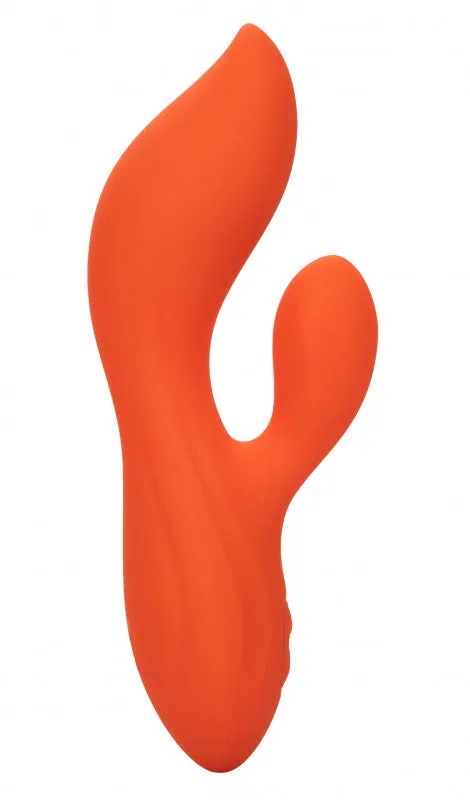 Stella Liquid Silicone Dual Teaser - Orange | CalExotics Female Sex Toys Stella Liquid Silicone Dual Teaser - Orange | CalExotics Female Sex Toys