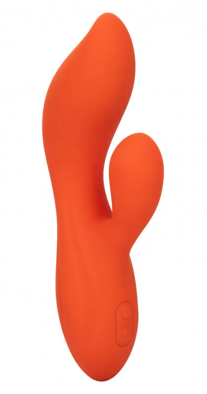Stella Liquid Silicone Dual Teaser - Orange | CalExotics Female Sex Toys Stella Liquid Silicone Dual Teaser - Orange | CalExotics Female Sex Toys