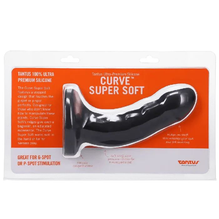 Tantus Dildos | Tantus Curve Onyx Soft Dildo