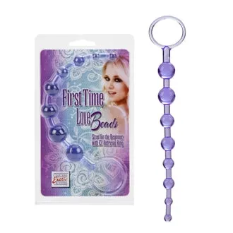 Vibrators First Time Love Beads Purple California Exotic Novelties