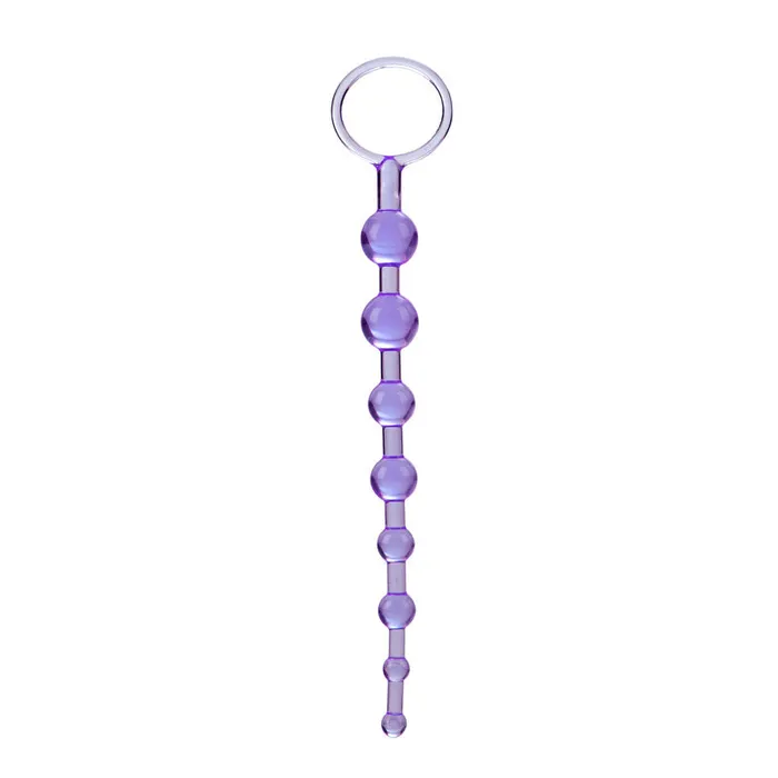 Vibrators | First Time Love Beads Purple - California Exotic Novelties