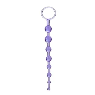 Vibrators | First Time Love Beads Purple - California Exotic Novelties