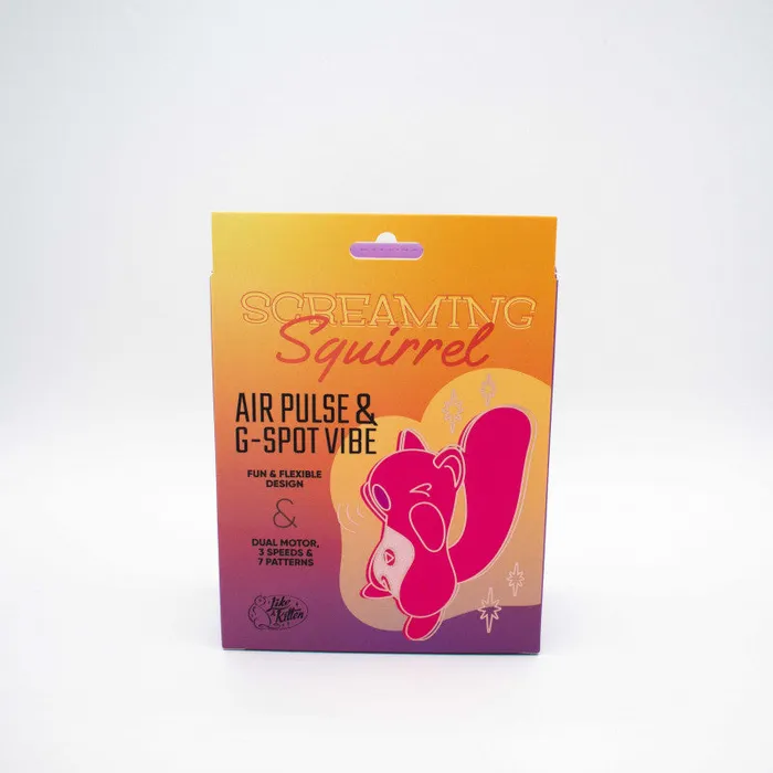 Vibrators | Like A Kitten, Inc. Screaming Squirrel Air Pulse and G-Spot Vibrator - Pink Vibrators | Like A Kitten, Inc. Screaming Squirrel Air Pulse and G-Spot Vibrator - Pink