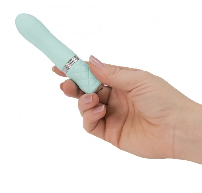 Vibrators Pillow Talk Flirty Vibe With Swarovski Crystal Teal BMS Factory