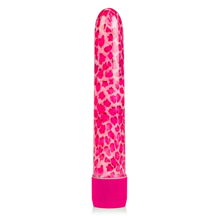 Vibrators Pink Leopard Massager Vibrator California Exotic