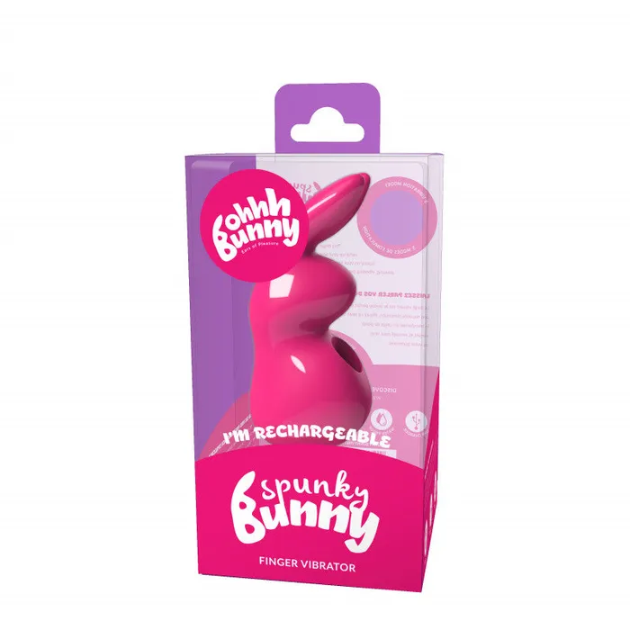 Vibrators VeDO Ohhh Bunny Spunky Bunny Finger Vibrator Pretty in Pink