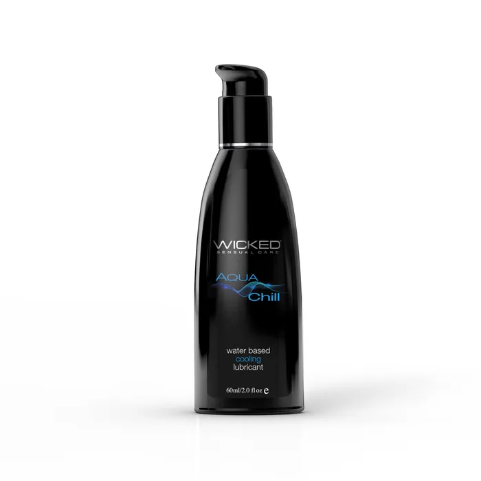 Wicked Lubes Vibrators Wicked Aqua Chill 2 Oz