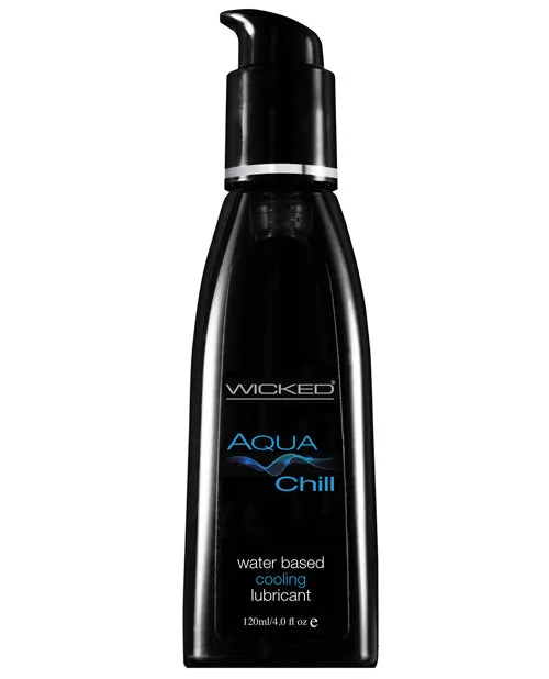 Wicked Lubes Vibrators Wicked Aqua Chill 4 Oz