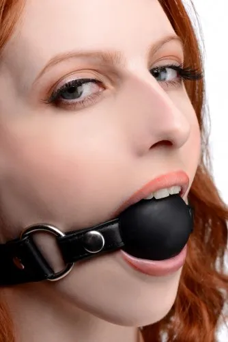 XR Brands Male Sex Toys | Strict Interchangeable Silicone Ball Gag Set